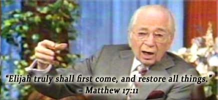 elijah truly shall first come and restore all things