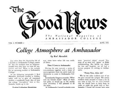 The Good News - 1951 June - Herbert W. Armstrong
