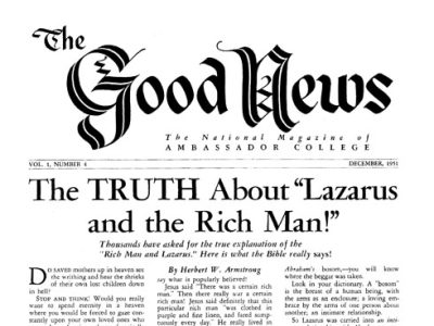 The Good News - 1951 December - Herbert W. Armstrong