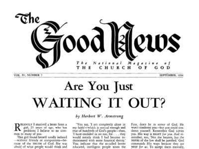 The Good News - 1954 September - Herbert W. Armstrong