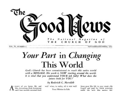 The Good News - 1954 November-December - Herbert W. Armstrong