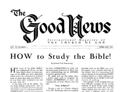 The Good News - 1957 February - Herbert W. Armstrong