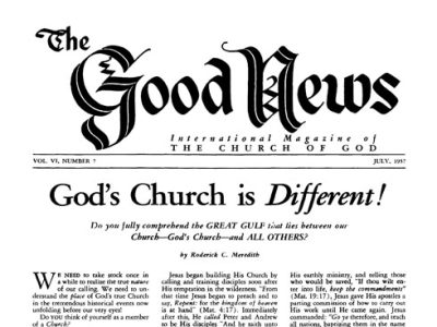 The Good News - 1957 July - Herbert W. Armstrong