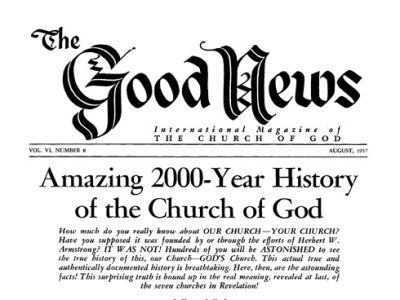 The Good News - 1957 August - Herbert W. Armstrong