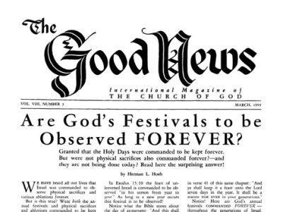 The Good News - 1959 March - Herbert W. Armstrong