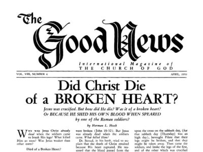 The Good News - 1959 April - Herbert W. Armstrong