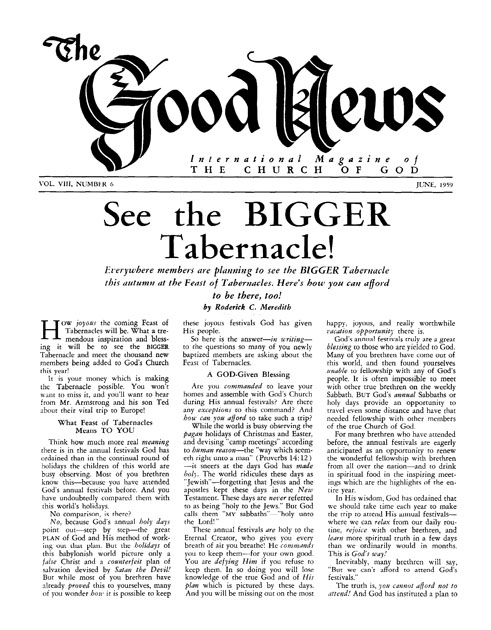 The Good News - 1959 June - Herbert W. Armstrong