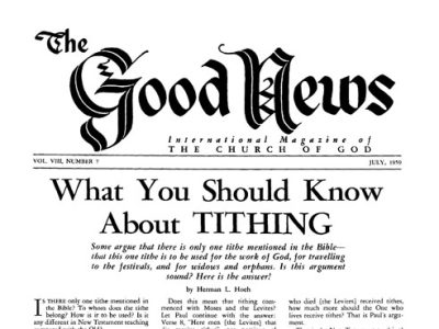 The Good News - 1959 July - Herbert W. Armstrong