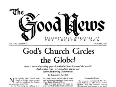 The Good News - 1959 October - Herbert W. Armstrong