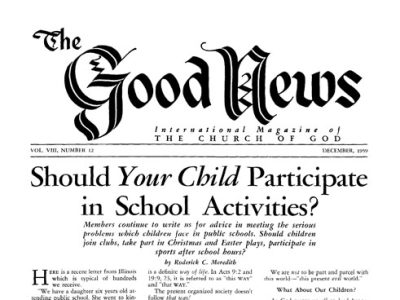 The Good News - 1959 December - Herbert W. Armstrong