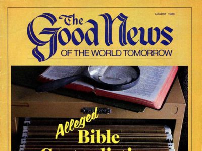 The Good News - 1986 August - Herbert W. Armstrong