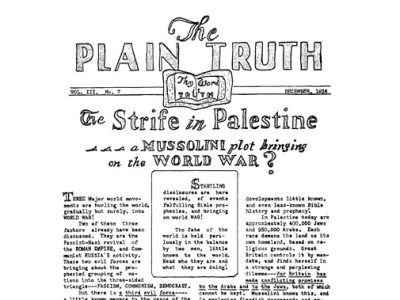 The Plain Truth - 1938 December - Herbert W. Armstrong