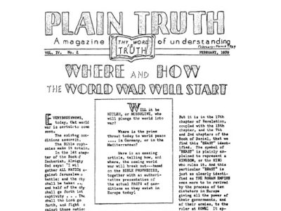 The Plain Truth - 1939 February - Herbert W. Armstrong