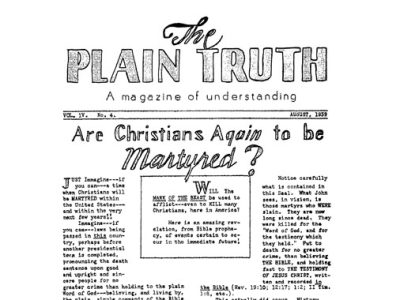 The Plain Truth - 1939 August - Herbert W. Armstrong