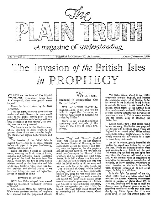 The Plain Truth - 1940 August-September - Herbert W. Armstrong
