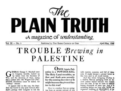 The Plain Truth - 1944 April-May - Herbert W. Armstrong