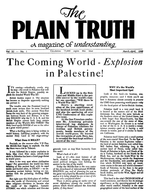 The Plain Truth - 1946 March-April - Herbert W. Armstrong