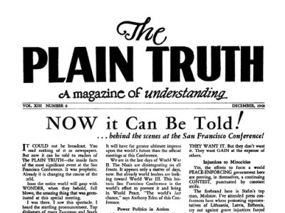 The Plain Truth - 1948 December - Herbert W. Armstrong