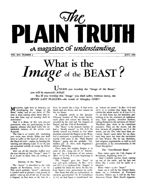 The Plain Truth - 1949 July - Herbert W. Armstrong
