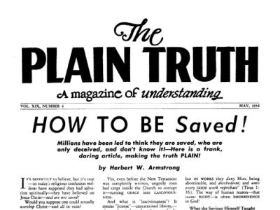 The Plain Truth - 1954 May - Herbert W. Armstrong