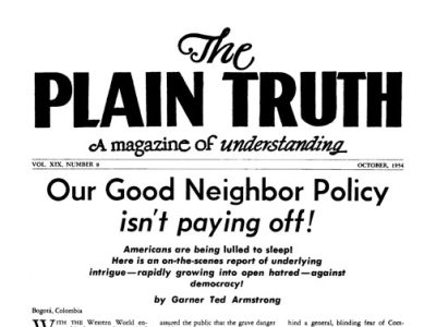 The Plain Truth - 1954 October - Herbert W. Armstrong