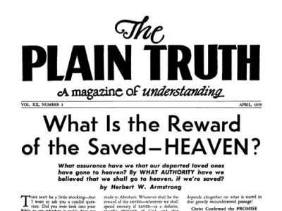 The Plain Truth - 1955 April - Herbert W. Armstrong