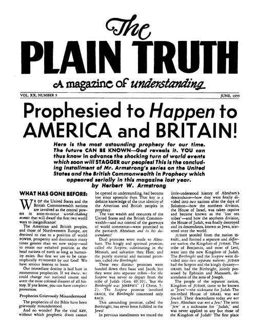 The Plain Truth - 1955 June - Herbert W. Armstrong