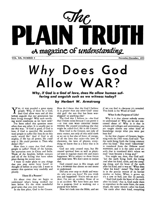 The Plain Truth - 1955 November-December - Herbert W. Armstrong