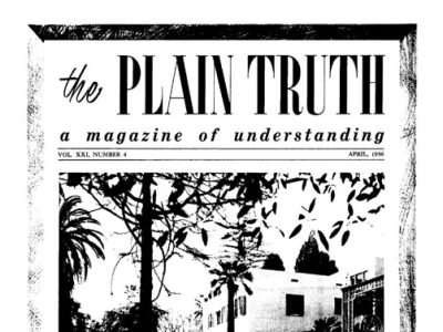 The Plain Truth - 1956 April - Herbert W. Armstrong