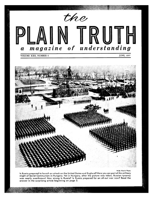 The Plain Truth - 1957 June - Herbert W. Armstrong