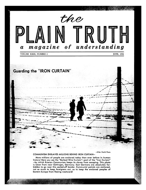 The Plain Truth - 1958 June - Herbert W. Armstrong