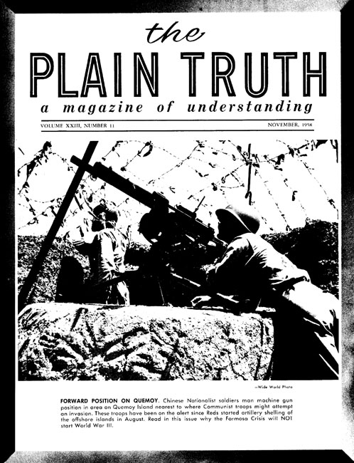 The Plain Truth - 1958 November - Herbert W. Armstrong
