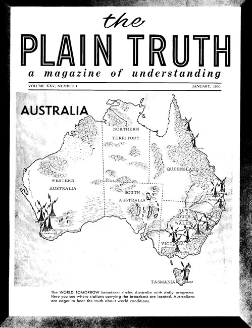 The Plain Truth - 1960 January - Herbert W. Armstrong