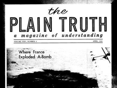 The Plain Truth - 1960 April - Herbert W. Armstrong