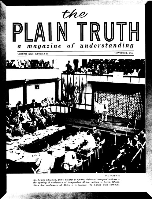 The Plain Truth - 1960 November - Herbert W. Armstrong