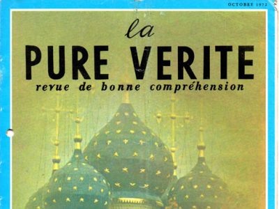 la Pure Vérité - 1972 October - Herbert W. Armstrong