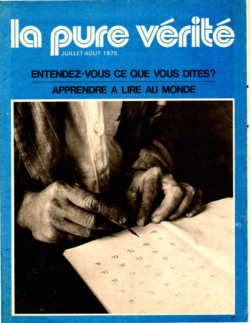 la Pure Vérité - 1975 July-August - Herbert W. Armstrong