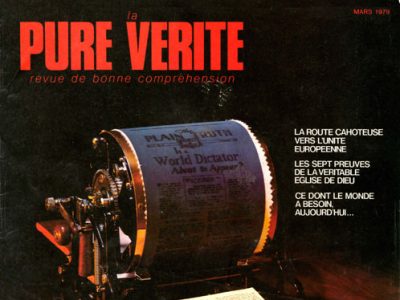 la Pure Vérité - 1979 March - Herbert W. Armstrong