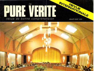 la Pure Vérité - 1979 July-August - Herbert W. Armstrong