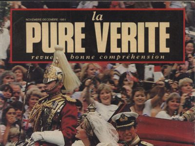la Pure Vérité - 1981 November-December - Herbert W. Armstrong