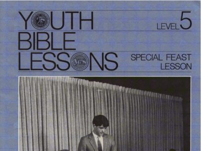 Youth Bible Lesson - Level 5 Fall Festival Edition - Herbert W. Armstrong