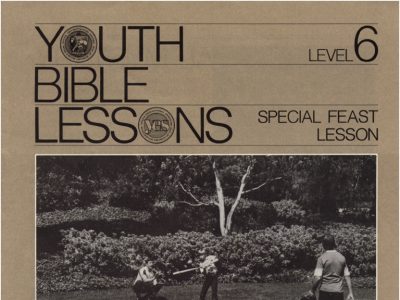 Youth Bible Lesson - Level 6 Fall Festival Edition - Herbert W. Armstrong