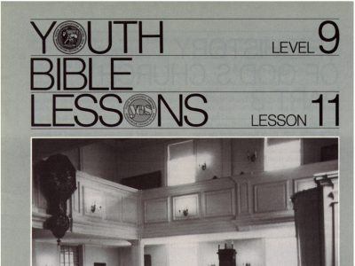Youth Bible Lesson - Level 9 Lesson 11 - Herbert W. Armstrong