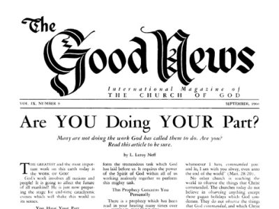 The Good News - 1960 September