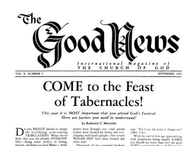 The Good News - 1961 September